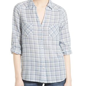 Joie button down blouse xxs, NWT!!